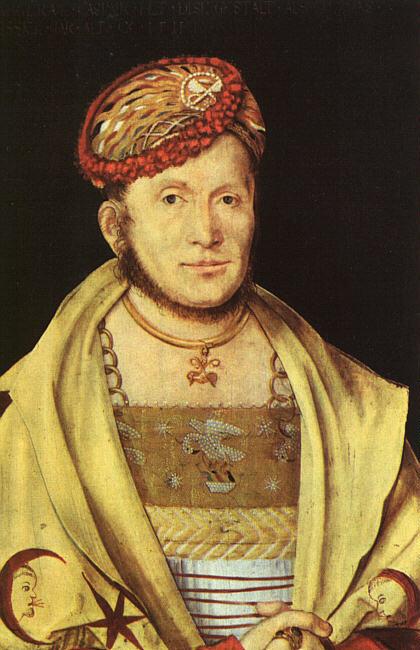 Hans Suss von Kulmbach Portrait of the Margrave Casimir of Brandenburg Germany oil painting art